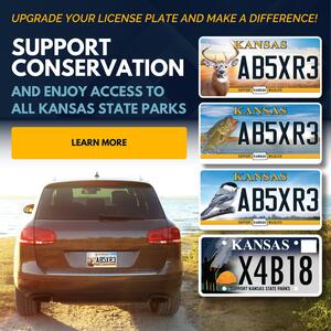 Get Your Kansas Wildlife and Parks License Plate Get Your Kansas Wildlife and Parks License Plate