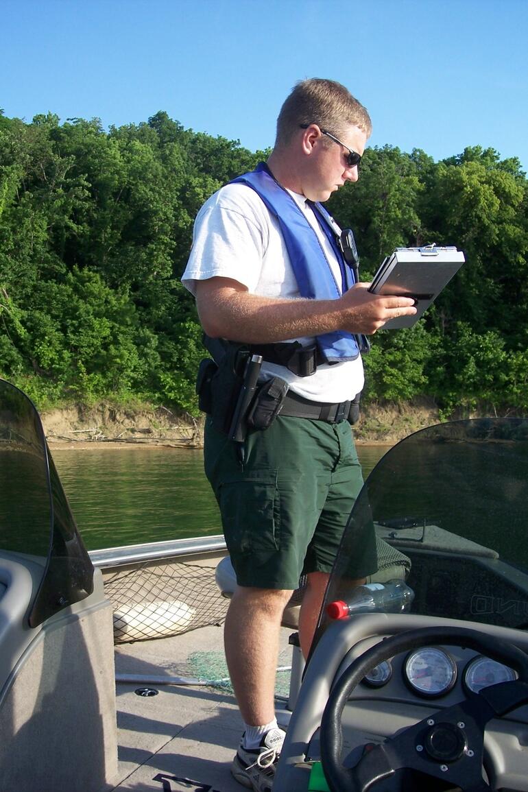officer writes a ticket
