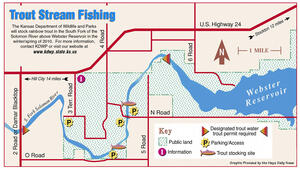 South Fork of the Solomon River above Webster Reservoir Map