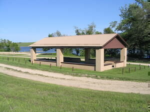 Shelter receives new roof. Shelter receives new roof.