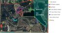 Satellite view, Marshes labeled
