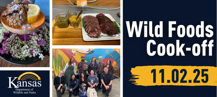 KDWP, Baker University Wetlands Discovery Center to Host Wild Foods Cook-Off
