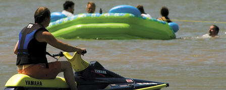 SAFETY FIRST WHEN ON THE WATER 