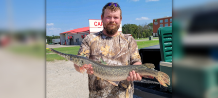 Spotted Gar Catch Breaks 40-year State Record Spotted Gar Catch Breaks 40-year State Record