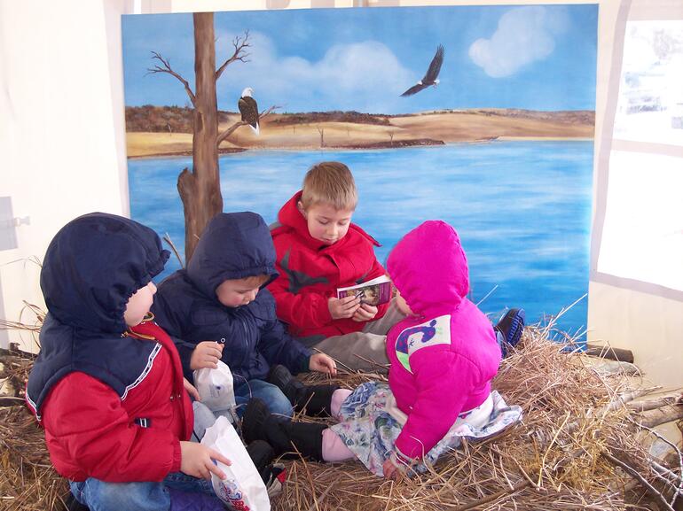 Kids in nest