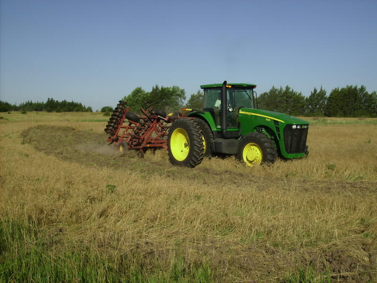 Firebreaks for wheat stubble