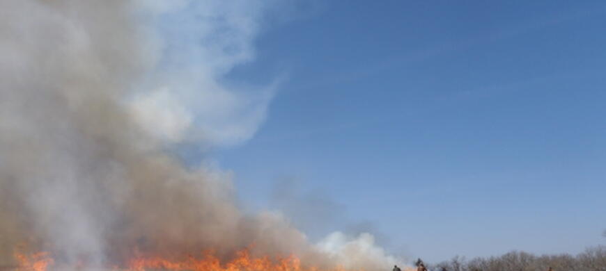 Finishing up the 2011 spring burn