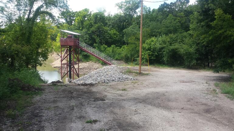 New Pump on Neosho River