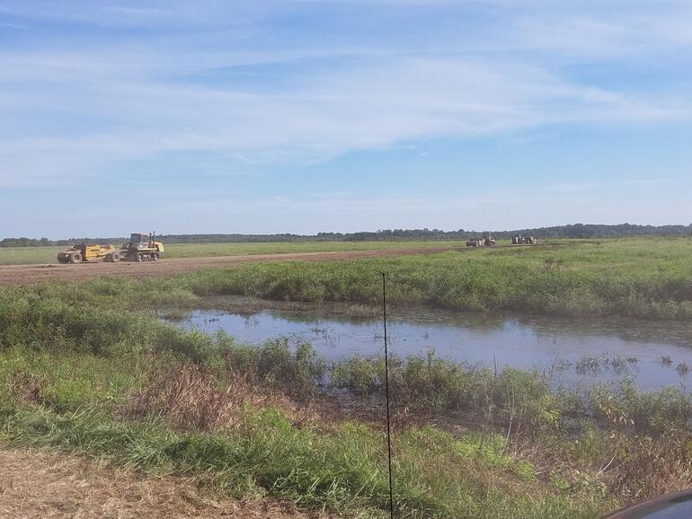 South Pool 2 Levee Construction