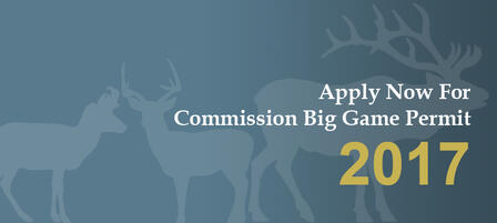 Fund Your Conservation Project With A Commission Big Game Permit Fund Your Conservation Project With A Commission Big Game Permit
