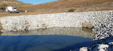 Repairs at Clark State Fishing Lake Completed Early Repairs at Clark State Fishing Lake Completed Early