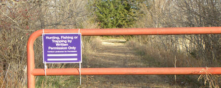 PERMISSION REQUIRED TO HUNT ANY PRIVATE LAND PERMISSION REQUIRED TO HUNT ANY PRIVATE LAND