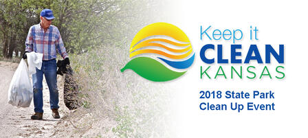 Volunteer For ‘Keep It Clean Kansas’ State Park Cleanup Volunteer For ‘Keep It Clean Kansas’ State Park Cleanup