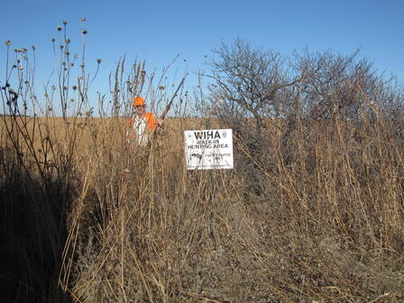 KDWPT SIGNING WALK-IN HUNTING CONTRACTS