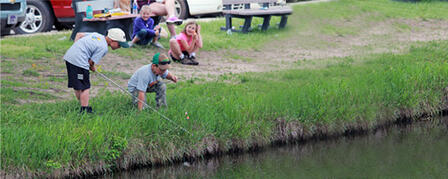 FISHY FUN TO BE HAD AT MILFORD NATURE CENTER KID’S FISHING CLINIC FISHY FUN TO BE HAD AT MILFORD NATURE CENTER KID’S FISHING CLINIC