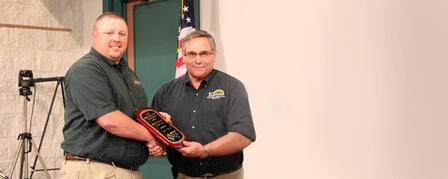 KDWPT BIOLOGIST RECEIVES AWARD FROM MIDWEST ASSOCIATION OF FISH AND WILDLIFE AGENCIES KDWPT BIOLOGIST RECEIVES AWARD FROM MIDWEST ASSOCIATION OF FISH AND WILDLIFE AGENCIES