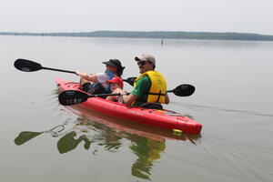 Family Kayaking Smiles