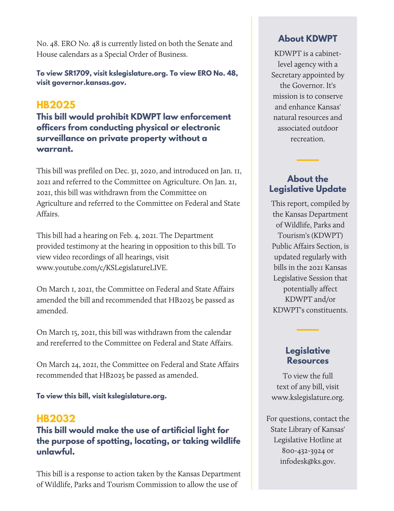 3-29-2021: Legislative Update Page 2