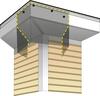 BAT BAFFLE ROOF CORNER