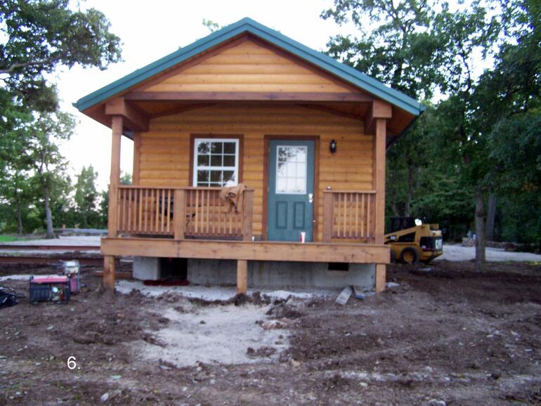 6.  On the foundation!
