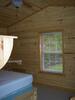 Bedroom in Evening Breeze Point cabins