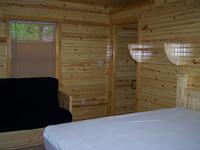 Bedroom in Evening Breeze Point cabins