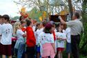 Children learning about fish
