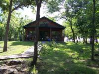 Front view of Shady Rest Cabin