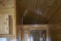 Hallway to bedroom in Evening Breeze Point cabins