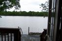 Looking out front door of The Landing
