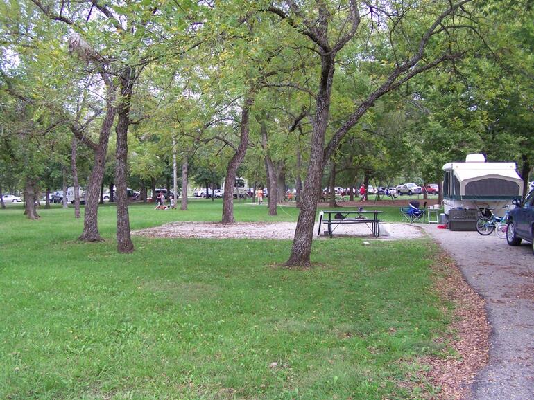 North end of Oak Point Campground