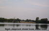 Playground, beach, restroom/shower house, beach selter house