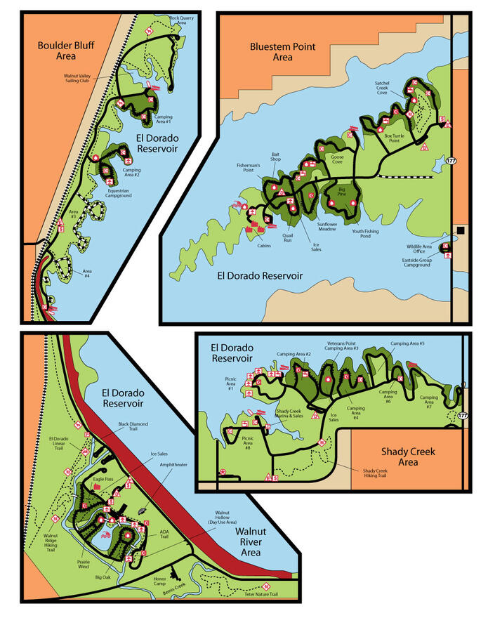 El Dorado Camp Map
