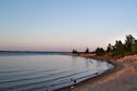 Kanza campground shoreline