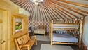 Lookout Yurt Sleeping Area
