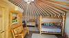 Lookout Yurt Sleeping Area