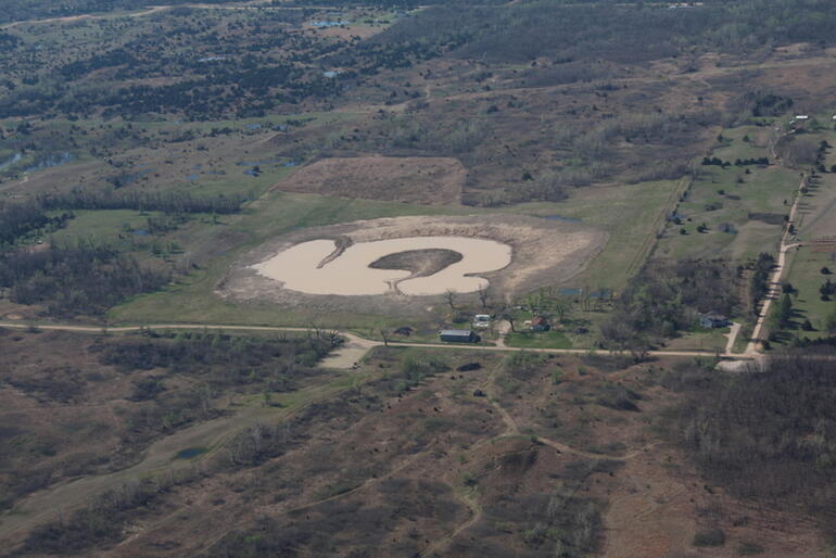 Aerial photo-Future Campground site-Sand Hills State Park