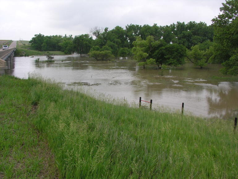 South Fork Solomon River at Damar Bridge