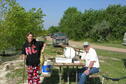 Weighing in the catch at the 2009 Labor Day Carp Derby