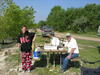Weighing in the catch at the 2009 Labor Day Carp Derby