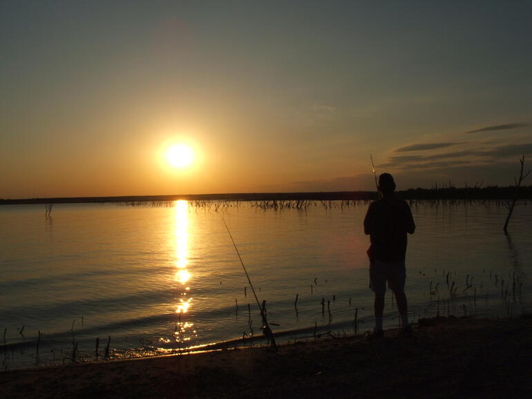 Evening Fisherman