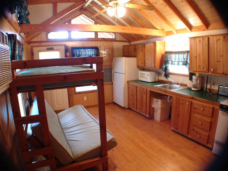 El Dorado State Park Deluxe ADA Cabin 6 Interior