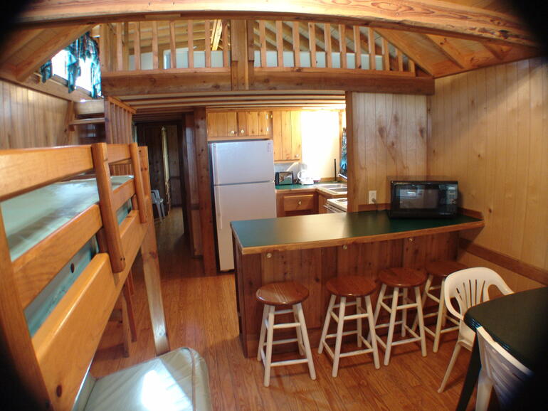 El Dorado State Park Deluxe Cabin 7 Interior