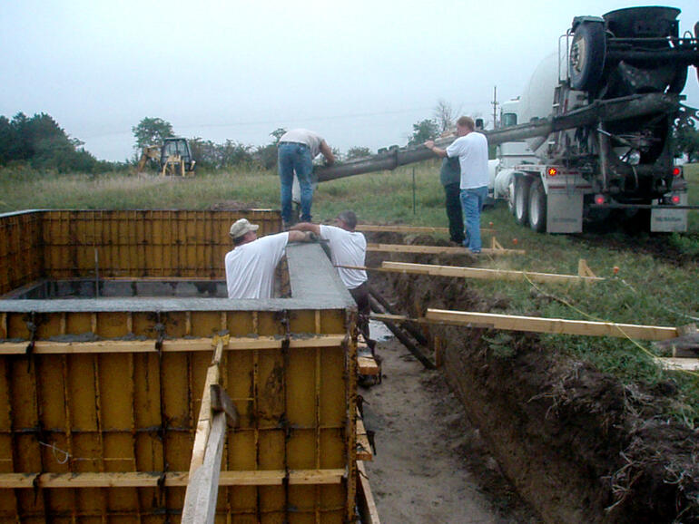 Glen Elder State Park Cabin Construction