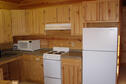 Interior of Glen Elder State Park cabin