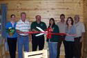 Ribbon cutting at Glen Elder State Park Cabin