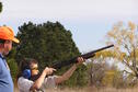 Youth trap shooting at Glen Elder.