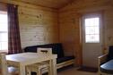 Kanopolis cabin-view of front door from the kitchen
