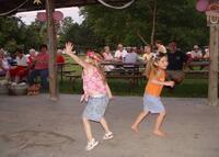 Girls at Annual Camper Appreciation Night at River Pond