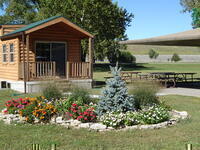 One of the cabins at River Pond